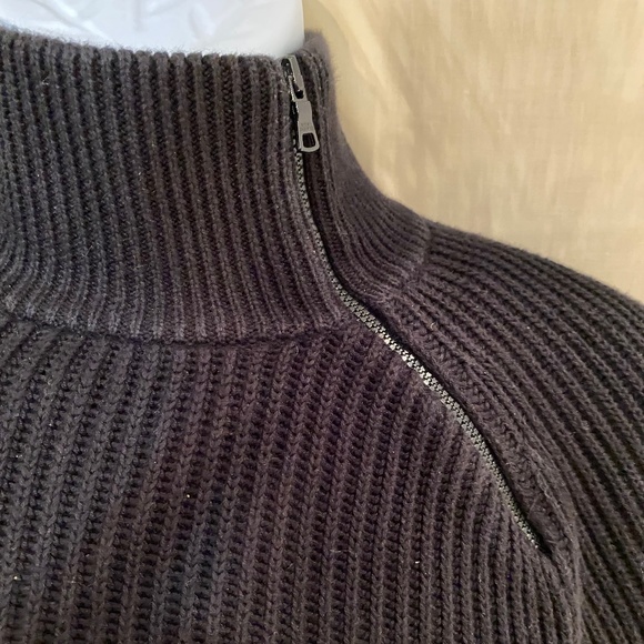 ARMANI EXCHANGE Men’s Black Zip Sweater Sz S - Picture 2 of 9